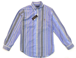 New Polo Ralph Lauren Men&#39;s Classic Fit Striped Log Sleeve Oxford Shirt ... - $79.19