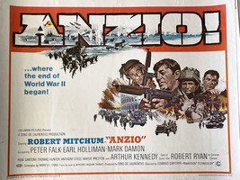 Anzio 1968 vintage movie poster - £78.47 GBP