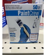 PAINTCREW NITRILE GLOVES 50 COUNT GLOVES ONE SIZE FITS MOST - £10.43 GBP