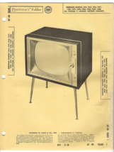 1958 EMERSON 1214 1215 Tv TELEVISION SERVICE MANUAL Photofact 1216 1217 ... - £10.04 GBP