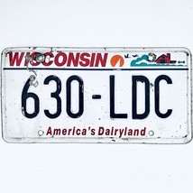 United States Wisconsin Dairyland Passenger License Plate 630-LDC - £6.57 GBP