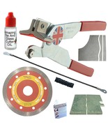 Glass and Tile Cutter Tool Cut Floor Tile Glass Tile Cut Straight and Cu... - $32.49 CAD+