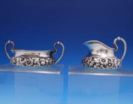 Repousse by Shiebler Sterling Silver Sugar and Creamer Set 2pc #1271 (#7... - £378.49 GBP