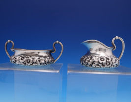 Repousse by Shiebler Sterling Silver Sugar and Creamer Set 2pc #1271 (#7... - £387.91 GBP