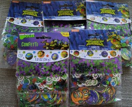 5 bags TMNT Ninja Turtles Party Supplies Confetti 1.2oz each (6 ounces total) - £15.95 GBP