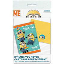 Despicable Me Thank You Cards - £3.97 GBP