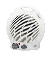 Vie Air 1500W Portable 2-Settings White Home Fan Heater with Adjustable ... - $1,113.76 MXN