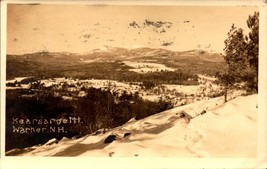 Vintage Real Photo POSTCARD-KEARSARGE Mountain, Warner, New Hampshire BK54 - £4.15 GBP