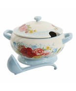 Pioneer Woman ~ SWEET ROSE ~ 3.17 Quart ~ Soup Tureen w/Ladle ~ Stoneware  - €68,92 EUR