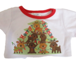 Build A Bear Workshop Merry Christmas Shirt Lighted - £11.66 GBP