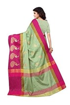 Women&#39;s Cotton Blend Saree Sari With Blouse Piece - £18.63 GBP