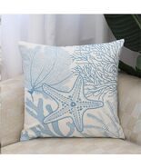 Starfish Pillow Cover Coral Leaf Blue Cushion Case 18x18 Inch 1PC - $294.51 MXN Starfish Pillow Cover Coral Leaf Blue Cushion Case 18x18 Inch 1PC - $294.51 MXN