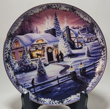 The Village Toy Store Bradford Exchange Collector Plate Christmas In The Village - £19.77 GBP