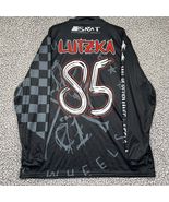 Greg Lutzka #85 Shirt Men XL Jersey Performance Wheels Pullover Long Sleeve - $124.08 CAD