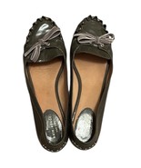 Kate Spade Ballet  Velvet Bow Patent Leather Olive Green Gray  Women&#39;s S... - €38,68 EUR