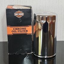 Harley Davidson 91-98 Dyna OEM Chrome Oil Filter 63813-90 Genuine USA Parts - $24.94