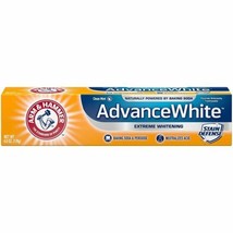 2 ARM &amp; HAMMER Advance White Toothpaste, Clean Mint 6oz Each Exp 9/24 - £7.88 GBP