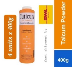 Cuticura All Purpose Talcum Powder 4 unit x 400g fast shipment by DHL Express - £60.30 GBP