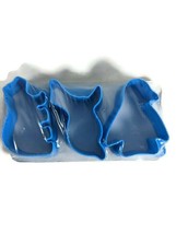 Kellogg&#39;s Rice Krispies Treats 2007 Blue Plastic Cookie Cutter Mold New Sealed - £4.74 GBP