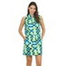 NWT Ladies IBKUL BIANCA BLACK Sleeveless Drawstring Golf Dress - M L & XL image 7