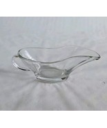 Vintage Anchor Hocking Clear Glass Gravy Boat with Handle 10 oz. Made in... - $8.90