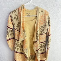 Western Aztec Cardigan – Active Design Los Angeles – Open Front Boho Style - $21.78