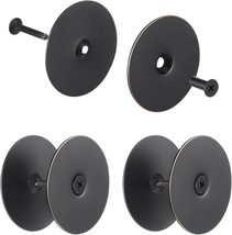 Door Hole Filler Plate 2 Set, 2-5/8&quot; Diameter, 1 Inch and 2 Inch Connect... - $22.02