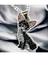 Elegant Black Chihuahua Dog Pendant Necklace: A Stylish and Fine Jewelry... - £6.68 GBP