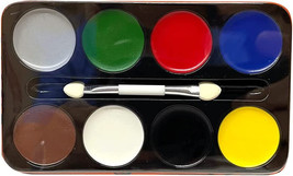 Face Paint Kit for Kids - 40 Face Paint Stencils, 18 Large Water Based Paints wi - £7.44 GBP