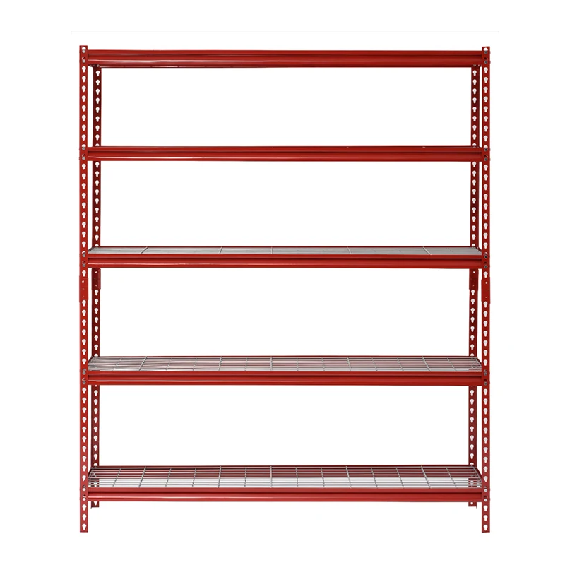 Muscle Rack Red 60&quot;W x 24&quot;D x 72&quot;H 5-Shelf Steel Shelf Unit - £147.66 GBP