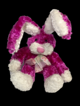 Dan Dee Peter Rabbit Easter Basket Bunny Soft Plush Hot Pink Magenta Color 10&quot;  - $39.00