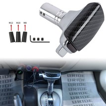 Universal Carbon Fiber Pattern AP Style Automatic Car Gear Shifter Shift Knob - £17.20 GBP