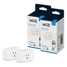 Philips WiZ Connected 2-Pack WiFi Smart Plug White - £44.81 GBP