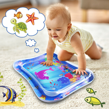 Tummy Time Water Mat Baby Girls Gift, Baby Toys for 3-12 Months, Inflatable Infa - £13.62 GBP+