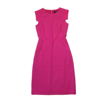NWT J.Crew Resume Sheath in Crisp Begonia Pink Stretch Wool Dress 0 $188 - £79.03 GBP
