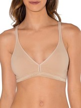 Fruit of the Loom Wirefree Cotton Bralette FT799 40B Sand Color NWOT - $7.91