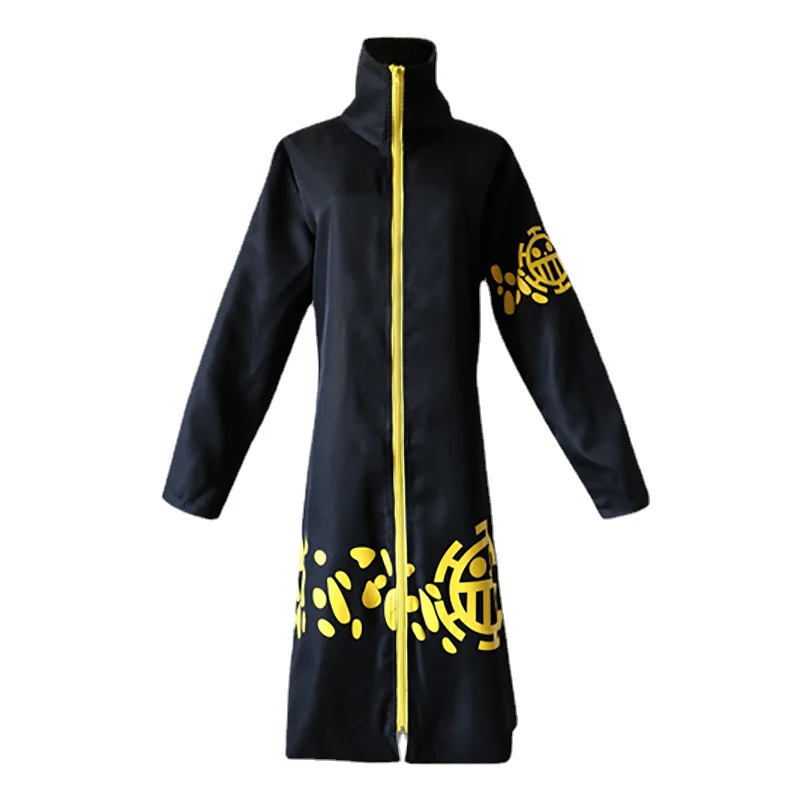  Cosplay Adults Trafalgar D Water Law Two Years Later Cloak Cape Costume Black C - £86.68 GBP