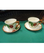  Beautiful FRANCISCAN "Apple" ....1 Cup & Saucer and 1 FREE Cup and Saucer - £4.42 GBP