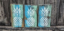 Primitive Pineapple Lover Gift, Pineapple Wall Hangings, Tropical Fruit Signs, B - £27.52 GBP