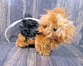 Battat Our Generation Yorkie Puppy Dog Plush Stuffed Animal Posable 7&quot; L... - $14.84
