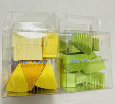 Mini Make Up Sponge Wedges Kiwi Cheese Shaped Beauty Blenders - 24 Pack - £10.24 GBP