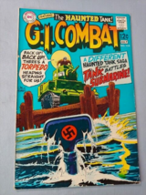 GI Combat No 136 July 1969 DC Comics Joe Kubert Cover Fine- - £19.42 GBP