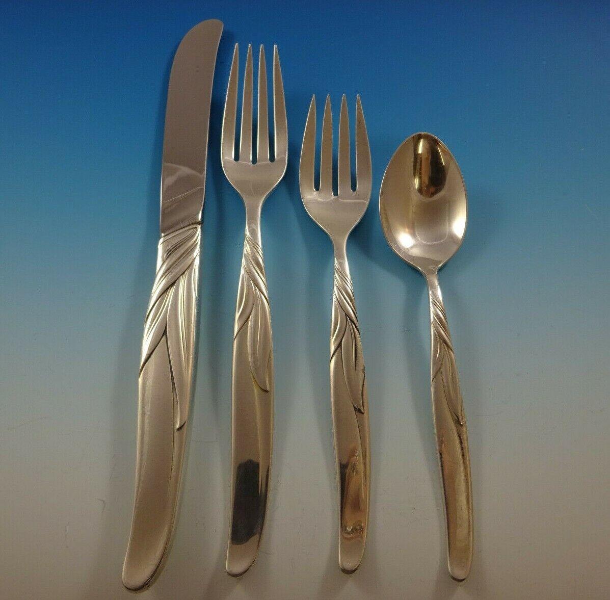 Southwind by Towle Sterling Silver Flatware Set For 8 Service 35 Pcs Modern - £1,491.29 GBP