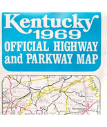 1969 Kentucky Highway Parkway Map 2 Sided Vintage Daniel Boone Bicentenn... - $577.03 MXN