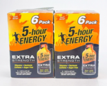 5 Hour Energy Shot Extra Strength Peach Mango 1.93oz Ea 6 Pack Lot Of 2 ... - $28.98