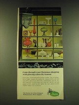 1966 Fenton Art Glass Ad - comport, goblet, comport, tall bud vase - $18.49