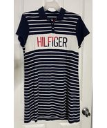 Tommy Hilfiger Polo Shirt Dress Womens XL XLarge  Red White Blue Spell O... - $21.24