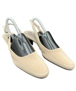  VTG Naturalizer Beige Slingback Kitten Heels – Size 8M Women’s (See Int... - $33.30 CAD