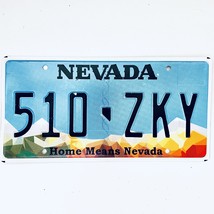  United States Nevada Home Means Nevada Passenger License Plate 510 ZKY - £14.95 GBP