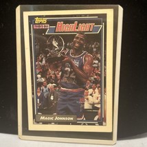 1992-93 Topps #2 Magic Johnson Highlight All Star Game Los Angeles Lakers MINT  - £3.85 GBP